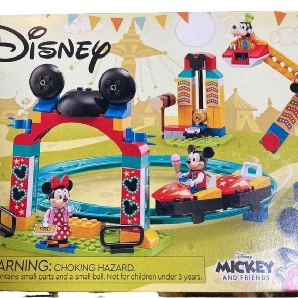 Lego 10778 Disney Mickey Minnie Goofys Fairground Fun 184 Pcs New retired - Picture 4 of 11